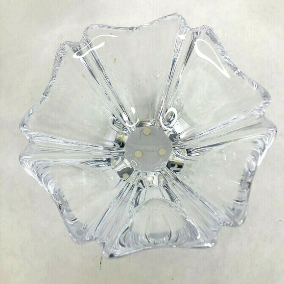 ORION By Orrefors Bowl Glass 5.5” Signed Label Designer Lars Hellsten Sweden - Picture 3 of 8